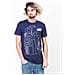 T-shirt Uomo Blu Fbmts137 navy Taglia S - Foto miniatura 1