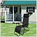 Sdraio Per Giardino Sedia Pieghevole A Gravit? ? Zero 165 X 112 X 65 Cm Nero Textilene Con Cuscino Carico Massimo: 100 Kg - Foto miniatura 4