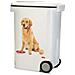 Contenitore Cibo Per Animali Motivo Cane Con Ruote 54l - Foto miniatura 2