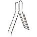 New Plast Scaletta Top Inox Safe Piscine Fuori Terra Altezza Bordo 150 Cm 5 + 5 Scalini Piattaforma Antiscivolo Blocchi Sicurezza Scala Parte Frontale Estraibile Struttura Viteria Realizzata Acciaio Inox 304 Prolungata Inalterabilità - Foto miniatura 1