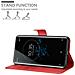 Custodia Compatibile Con Sony Xperia Xz3 In Rosso Carminio - Coperchio Protettiva Con Chiusura Magnetica, Funzione Stand E Tasca Per Le Carte - Foto miniatura 2
