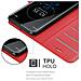 Custodia Compatibile Con Sony Xperia Xz3 In Rosso Carminio - Coperchio Protettiva Con Chiusura Magnetica, Funzione Stand E Tasca Per Le Carte - Foto miniatura 4