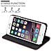 Custodia Compatibile Con Apple Iphone 6 Plus / Iphone 6s Plus In Marrone Cappuccino - Coperchio Protettiva Con Chiusura Magnetica, Funzione Stand E Tasca Per Le Carte - Foto miniatura 8