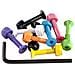 Hardware Set 1"" Allen Skateboard Hardware Set Multicolor - Foto miniatura 1