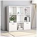 Libreria Bianca 98x30x98 cm in Legno Multistrato - Foto miniatura 1