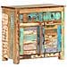 Credenza 70x35x65 cm in Legno Massello di Recupero - Foto miniatura 1