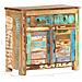 Credenza 70x35x65 cm in Legno Massello di Recupero - Foto miniatura 7