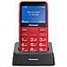 KX-TU155EXRN cellulare 6,1 cm (2.4") 102 g Rosso Telefono con fotocamera - Foto miniatura 1