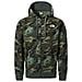 Felpa Da Uomo Con Cappuccio E Zip Open Gate Camo Taglia Xl Codice Cg46-287 - Foto miniatura 1