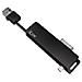 Cavo per trasferimento dati iLuv CuteSync iCB12 - USB - for iPad, iPod, iPhone, Telefono Cellulare - 1 x Tipo A Maschio USB - 1 x Maschio Micro USB, 1 x Maschio Connettore proprietario - Nero - Foto miniatura 2