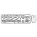 KM636 Tastiera Wireless Bluetooth USB Batteria Plastica Colore Bianco (Layout Tedesco)  - Foto miniatura 1