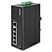 ISW-504PT, IEEE 802.3af, IEEE 802.3u, IEEE 802.3x, No gestito, L2, Fast Ethernet (10/100) , Nero, Cat5, Cat5e, Cat6 - Foto miniatura 1