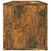 Scarpiera A Muro Rovere Fumo 100x35x38cm In Legno Multistrato - Foto miniatura 9