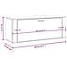 Scarpiera A Muro Rovere Fumo 100x35x38cm In Legno Multistrato - Foto miniatura 12
