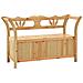 Panca 107x45x75,5 Cm Legno Massello Di Abete - Foto miniatura 2