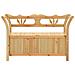 Panca 107x45x75,5 Cm Legno Massello Di Abete - Foto miniatura 3