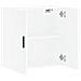 Armadietto A Muro Bianco 60x31x60 Cm In Legno Multistrato - Foto miniatura 5