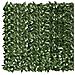 Schermo Privacy Da Balcone Con Foglie Verde Scuro 300x150 Cm - Foto miniatura 3
