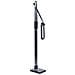 Lampada Da Terra A Led Aquarius Con Dimmer Metallo Grigio Scuro - Foto miniatura 2