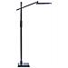 Lampada Da Terra A Led Aquarius Con Dimmer Metallo Grigio Scuro - Foto miniatura 4