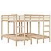 Giroletto Castello Triplo 140x200/70x140cm Legno Massello Pino - Foto miniatura 1