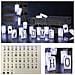 Catena Luminosa Cinema Light Box Frasi Striscia 20 Luci LED 90 Lettere - Foto miniatura 1