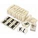 Catena Luminosa Cinema Light Box Frasi Striscia 20 Luci LED 90 Lettere - Foto miniatura 3