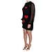 Abito A Trapezio A Cuore Rosso In Pizzo Nero - It36 - Xs - Foto miniatura 2
