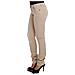 Jeans Slim Fit In Cotone Elasticizzato Lavaggio Beige - W26 - Foto miniatura 2