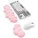 Set Di Poggiapolsi A Forma Di Nuvola Per Scrivania A Forma Di Nuvola Rosa - Foto miniatura 1