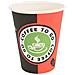 Bicchieri Da Caffè In Carta 1000 Pz 12oz 300ml Rosso E Nero - Foto miniatura 2