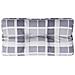 Cuscino Per Pallet A Quadri Grigi 70x40x12 Cm In Tessuto - Foto miniatura 2