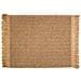 Set Di 6 Tovagliette, 30x45 Cm, Eleganti Tovagliette In Vinile Intrecciato Brown - Foto miniatura 1