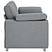 Divano Loveseat  Grigio chiaro 140 cm in tessuto - Foto miniatura 5