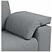 Divano Loveseat  Grigio chiaro 140 cm in tessuto - Foto miniatura 7