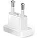 Adattatore Da Viaggio Bianco Standard Europeo 4.0mm - Foto miniatura 3