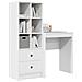 Scrivania con Storage Bianca in Legno Ingegnerizzato - Foto miniatura 3