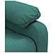 Poltrona Reclinabile In Tessuto Verde Scuro - Foto miniatura 7
