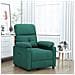Poltrona Reclinabile In Tessuto Verde Scuro - Foto miniatura 8