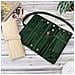 Portagioie Portatile In Velluto - Custodia Da Viaggio Per Donna Green - Foto miniatura 3