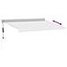 Tenda Retrattile Antracite e Bianca 3,5x2,5m Tessuto/Alluminio - Foto miniatura 4