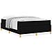 Letto a molle Nero e Bianco e Nero 140 x 200 cm Tessuto - Foto miniatura 4