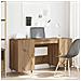 Scrivania rovere artigianale 140 x 50 x 75 cm Legno multistrato - Foto miniatura 4