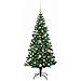 Albero di Natale artificiale con luci integrate Verde 150 cm - Foto miniatura 3