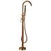Rubinetto per vasca da bagno indipendente, Blackswan, tipo M51.2, modello oro rosa, misura 118 cm - Foto miniatura 1