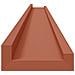 Scaffale da parete 2 pcs Rosso 115 x 9 x 3 cm Legno multistrato - Foto miniatura 8