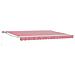 Tenda retrattile manuale Rosso e Bianco 5 x 3 m - Foto miniatura 1