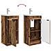 Mobile da bagno con lavabo Legno antico 42 x 40 x 84,5 cm - Foto miniatura 7