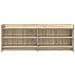 Mobile TV 135 x 33 x 47 cm Rovere Sonoma Legno ingegnerizzato - Foto miniatura 3