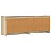 Mobile TV 135 x 33 x 47 cm Rovere Sonoma Legno ingegnerizzato - Foto miniatura 5